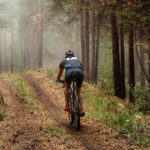 cyclist on mountain bike